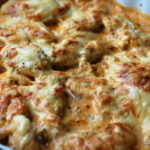 Gratinerad kyckling med chili och oregano