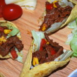 Lövbiff med tacosmak