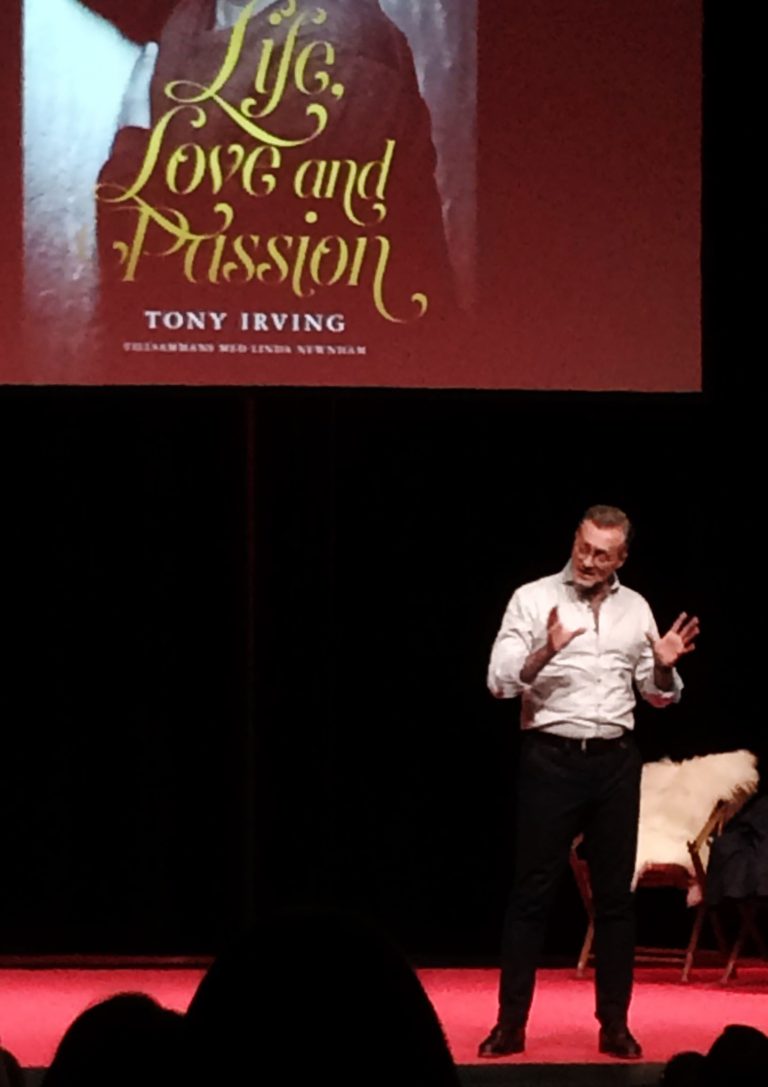 Life love passion Tony Irving