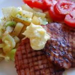 Grillad kassler med grönsakspytt & aromsmör Nadjaskitchen