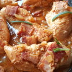 Kyckling med bacon i senapssky