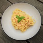 pasta Carbonara med kalkon