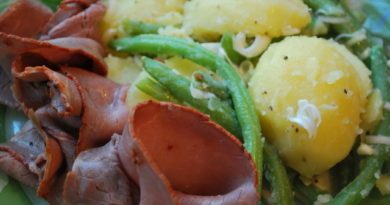 Grön Potatissallad med Rostbiff nadjas kitchen