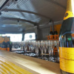 Champagne truck närbild