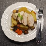 kyckling med rostade rotfrukter