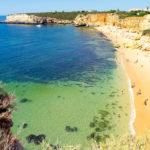 solig strand i portugal