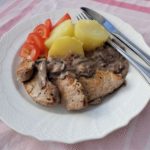 fläskfile med svamp