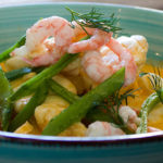 Korshags fisksoppa med hälleflundra & räkor