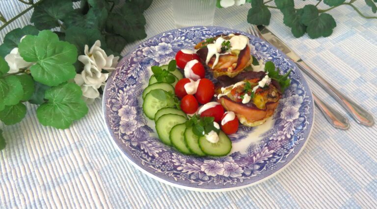 skink- och äggmuffins