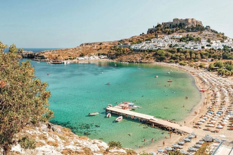 Lindos, Rhodos. Vings bildarkiv.