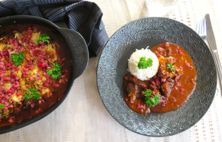 Fläskfile med granatäpple ny