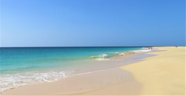 Kap Verde Santa Maria beach