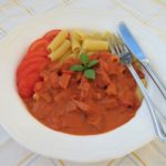 kycklingkorvstroganoff