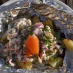 färskpotatis med räkröra