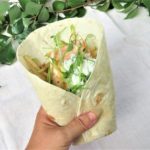 Wraps med lax och tzatziki