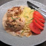 Kycklingrullader med färskostfyllning