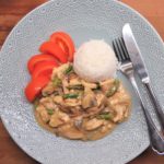 Kyckling med aromat och färska champinjoner