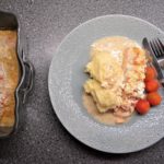 Laxgratäng med kräftor och fetaost