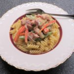 pasta med skinksås