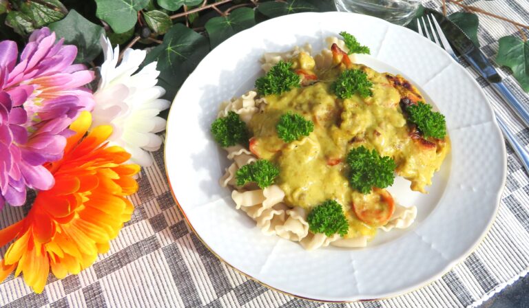 kyckling med pestosås