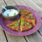 halloumi röst mynta sås