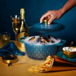 le creuset blå gryta