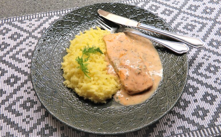 fiskgratäng med dill