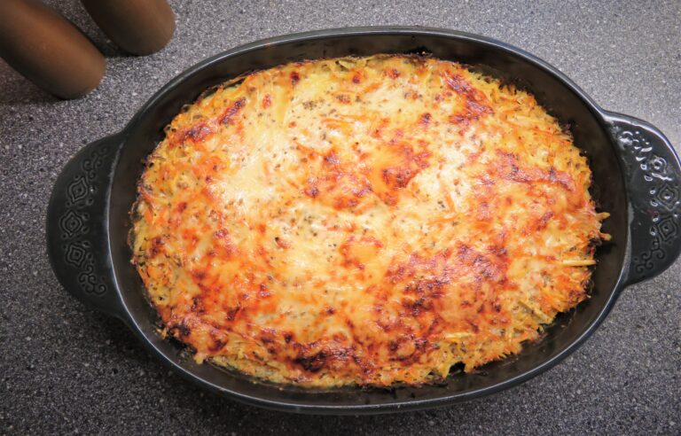 Krämig rotfruktsgratäng