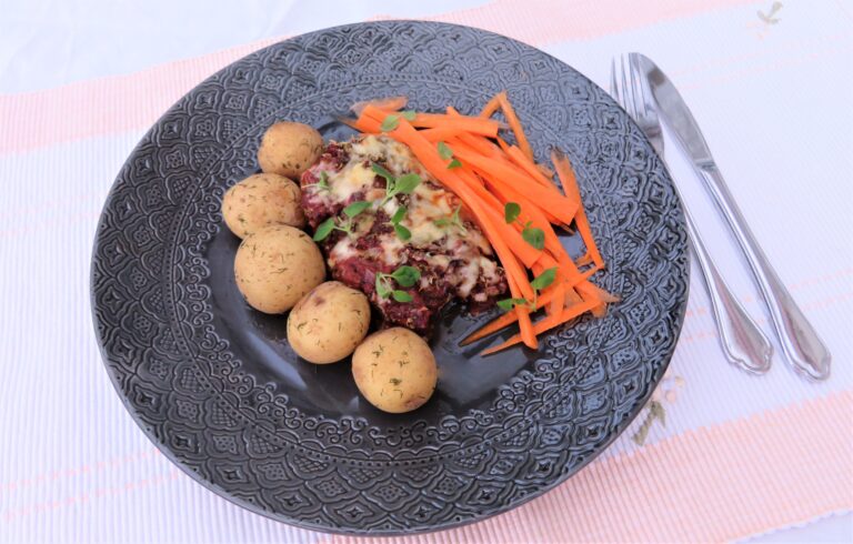 Pizzagratinerad fisk