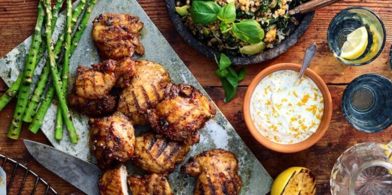 Kyckling med apelsintzatziki