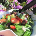 melonsallad med havreris