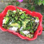 Potatissallad med avokado och sparris