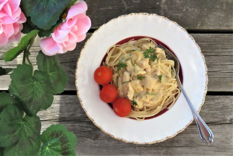 kyckling med apelsin- och rosmarinsås