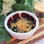 Blåbärspaj i portionsformar