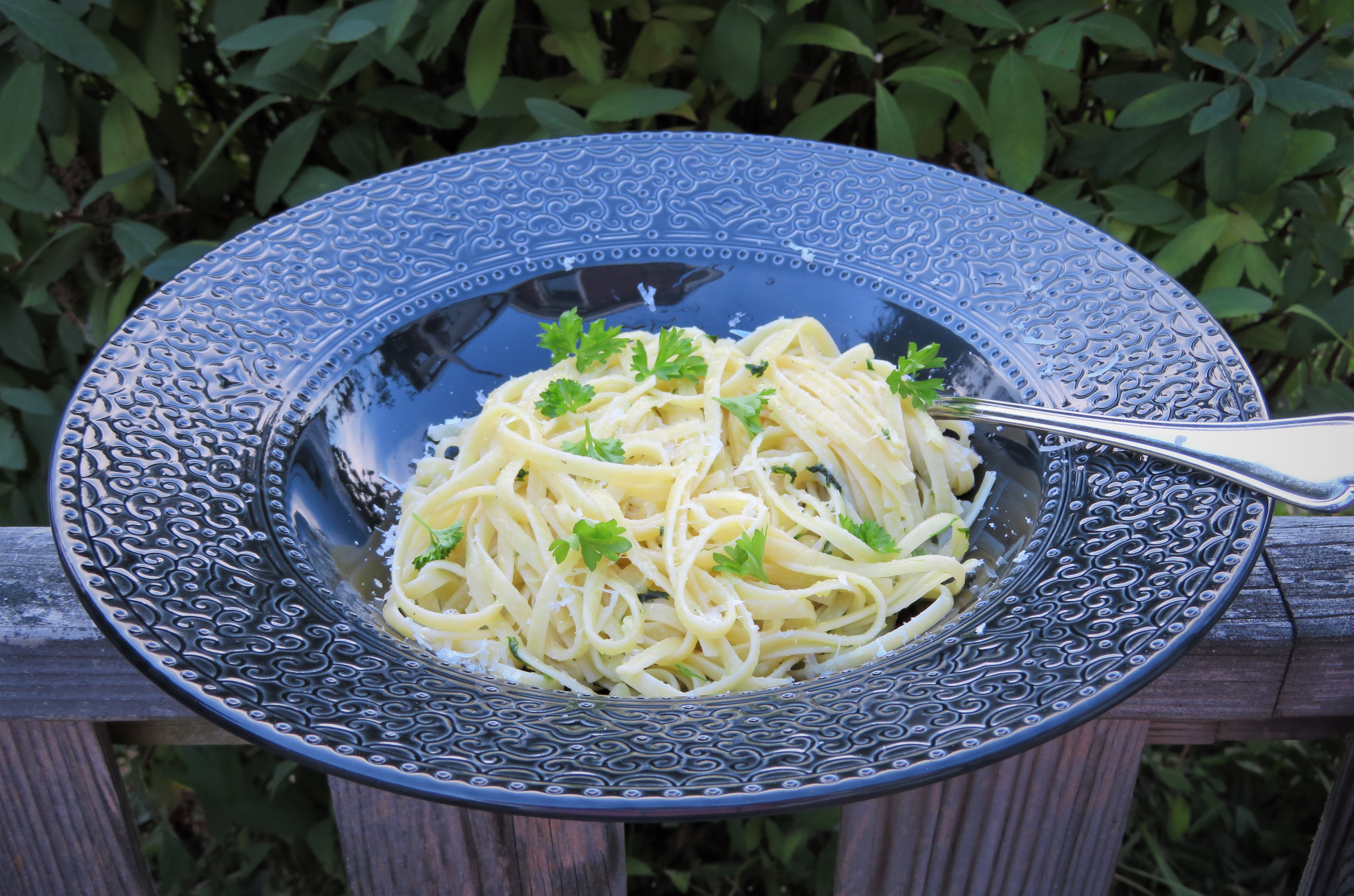 Pasta med persilja och vitlök - Du i Fokus