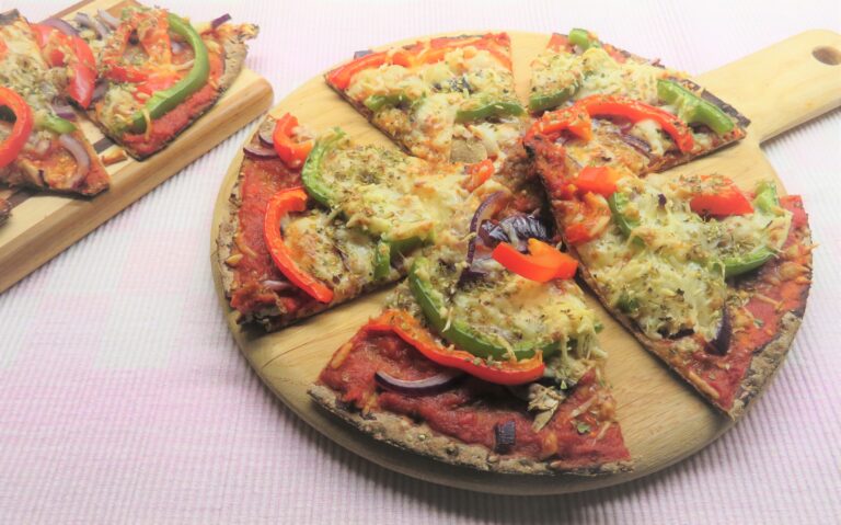 Vegetarisk knäckepizza