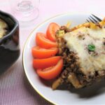 pasta- och köttfärsgratäng