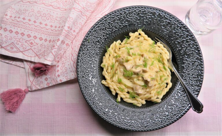 Kyckling med apelsin och fänkål