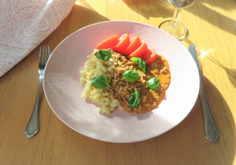 pasta med köttfärssås
