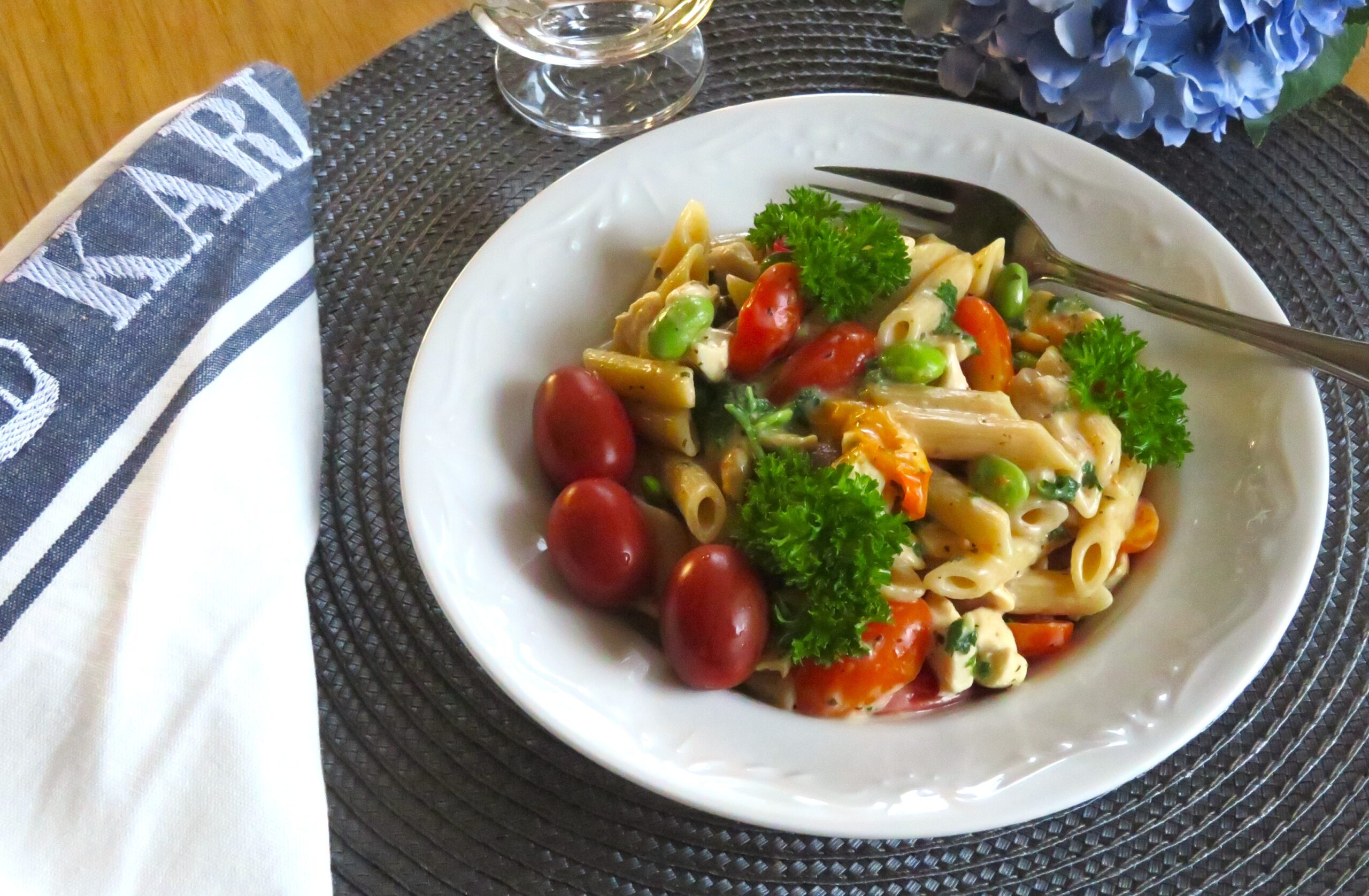 kyckling med tomat och sojabönor ny