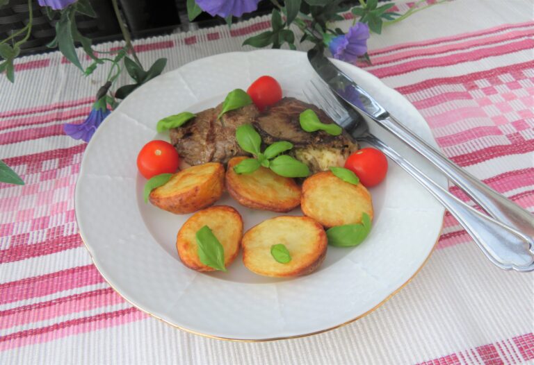 Lövbiffspaket med mozzarella och pesto