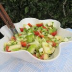 Päronsallad med getost