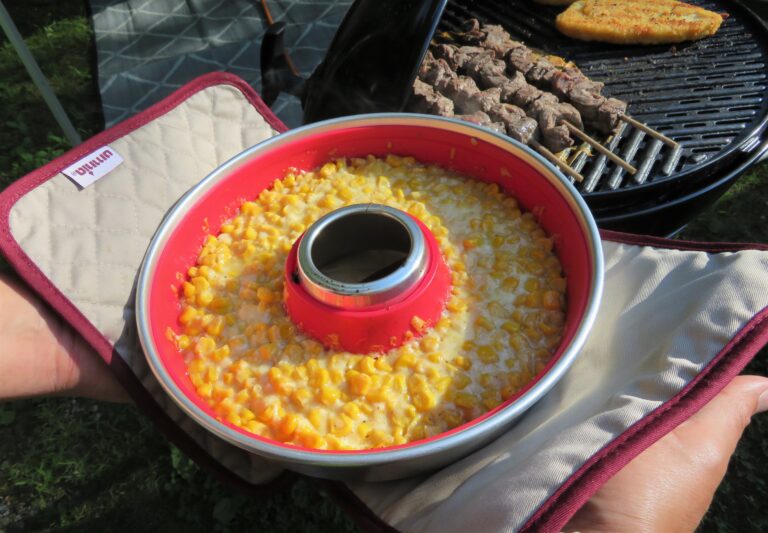 Ostgratinerad majs (i Omina och vanlig ugn)