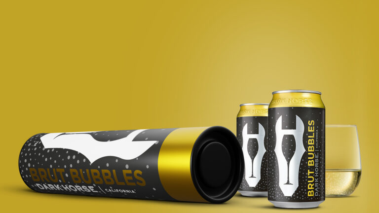Dark Horse Brut Bubbles – mousserande vin på burk!