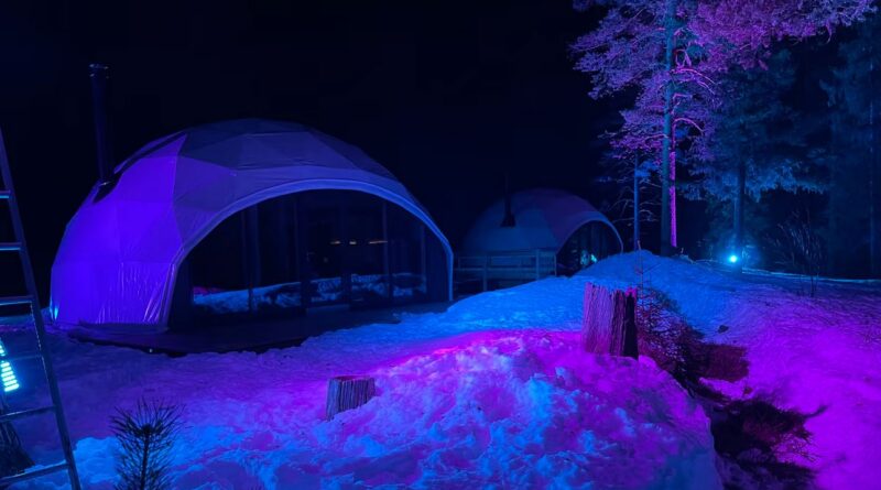 Glamping i Sälen – bo i en igloo