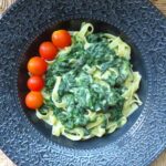 pasta med spenatsås b