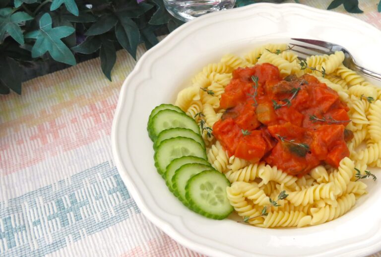 korvgryta med zucchini