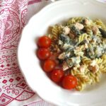 pasta med lax och pepparrot