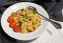 Enkel chorizosås med pasta