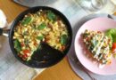 Potatiskaka med fetaost och spenat